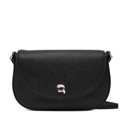 Torebka KARL LAGERFELD. Czarne listonoszki damskie Karl Lagerfeld, bez wzorów, bez dodatków. Za 519.99 zł.
