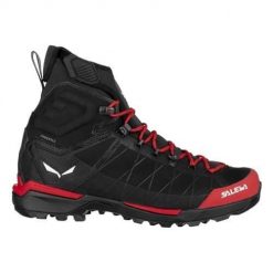 Buty trekkingowe męskie Salewa Ortles Light Mid Powertex. Czarne buty trekkingowe męskie Salewa, z materiału, za kostkę, bez zapięcia, trekkingowe. Za 1,468.00 zł.