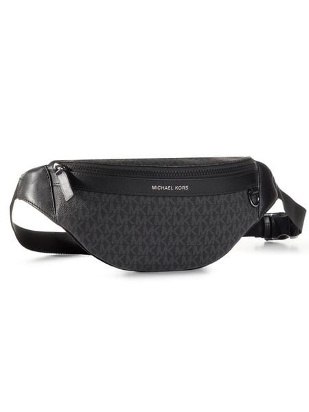 MICHAEL Michael Kors Saszetka nerka Greyson 33S0LGYC1B Czarny. Czarne saszetki męskie MICHAEL Michael Kors, ze skóry. Za 659.99 zł.