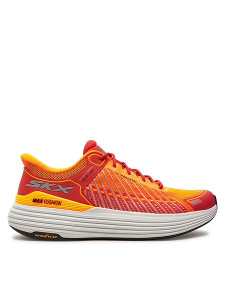 Skechers Buty do biegania Max Cushioning Suspension 220936/ORG Pomarańczowy. Brązowe obuwie do biegania damskie Skechers. Za 299.99 zł.