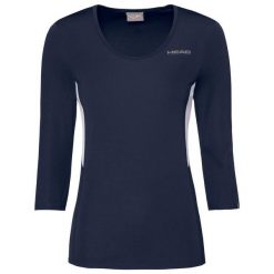Koszulka tenisowa damska z rękawem 3/4 Head Club Tech Shirt. Białe t-shirty damskie HEAD, m, bez wzorów, bez kołnierzyka. Za 120.00 zł.