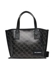 KARL LAGERFELD Torebka A1W30184 Czarny. Czarne torebki klasyczne damskie Karl Lagerfeld, bez wzorów, ze skóry, bez dodatków. Za 599.99 zł.