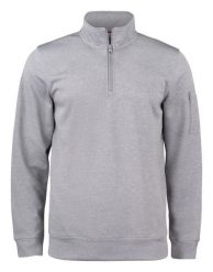 Clique Basic Active Half Zip bluza 100% poliester szary melanż. Szare bluzy bez kaptura męskie CLIQUE, s, z poliesteru. Za 174.69 zł.