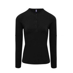 Damska Koszulka Z Długim Rękawem John Roll. Czarne bluzki damskie PREMIER, xl, bez wzorów, sportowe, bez kołnierzyka, bez ramiączek. Za 82.99 zł.
