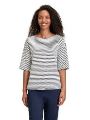BETTY & CO Bluzka w kolorze białym rozmiar: 42. Białe bluzki damskie Betty & Co., bez wzorów, bez kołnierzyka, bez ramiączek. Za 95.95 zł.