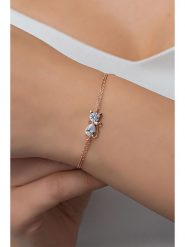 Heliophilia Srebrna bransoletka z elementem ozdobnym rozmiar: onesize. Szare bransoletki damskie Heliophilia, srebrne. Za 104.39 zł.