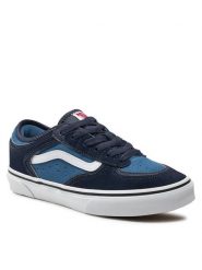 Vans Tenisówki Jn Rowley Classic VN000E52QXI1 Niebieski. Niebieskie buty sportowe chłopięce Vans, bez wzorów, z materiału, bez zapięcia. Za 179.99 zł.