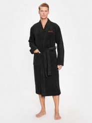 Hugo Szlafrok 50503028 Czarny. Czarne szlafroki męskie Hugo, l, bez wzorów, z bawełny. Za 389.99 zł.