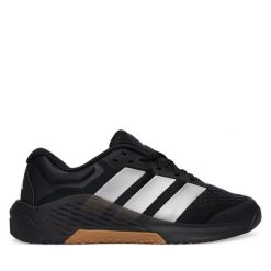 Buty na siłownię adidas. Czarne buty sportowe na co dzień damskie Adidas, bez wzorów, na fitness i siłownię. Za 569.99 zł.