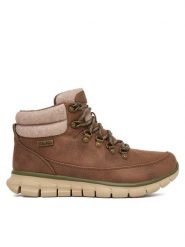 Skechers Trekkingi Synergy 167425/BRN Brązowy. Brązowe obuwie trekkingowe damskie Skechers. Za 269.99 zł.