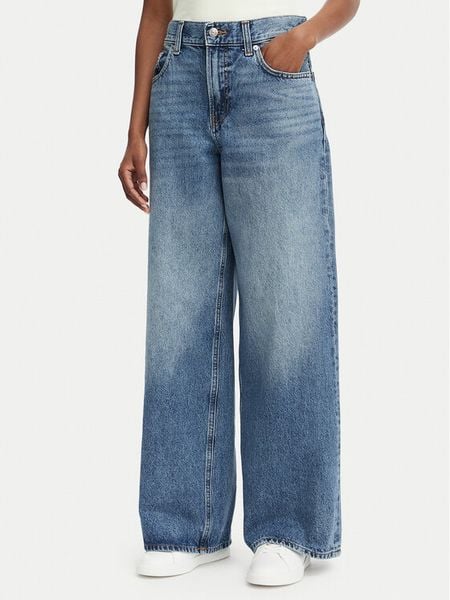 Calvin Klein Jeans Jeansy LV047G912G Granatowy Relaxed Fit. Niebieskie jeansy damskie Calvin Klein Jeans. Za 409.99 zł.