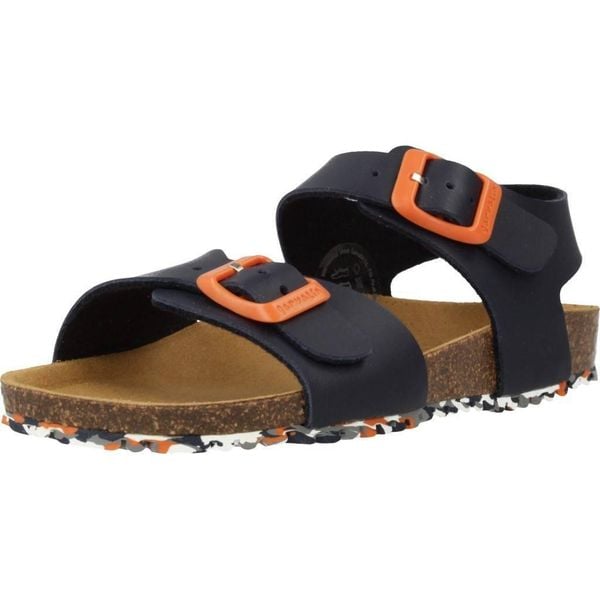 Sandały GARVALIN 202475 Niebieski. Niebieskie sandały damskie Garvalin, z syntetyku, bez zapięcia. Za 88.99 zł.