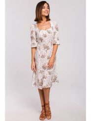 Stylove Sukienka w kolorze białym rozmiar: L. Białe sukienki damskie Stylove, l, bez wzorów, bez kołnierzyka, bez ramiączek, midi. Za 202.03 zł.