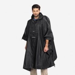 Poncho z miejscem na plecak Vesper Backpack. Czarne plecaki damskie VIKING, bez wzorów, klasyczne. Za 198.99 zł.