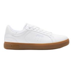 Buty Sportowe Joma Classic Men 2532 Białe. Białe buty sportowe na co dzień męskie ze skóry ekologicznej, bez zapięcia. Za 271.78 zł.