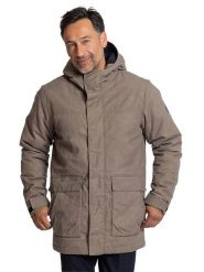 Elkline Kurtka zimowa "Newcomer" w kolorze khaki rozmiar: XL. Brązowe kurtki męskie elkline, na zimę, xl, bez wzorów, bez kaptura. Za 307.46 zł.