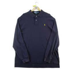 Second life - Polo Ralph Lauren koszulka męska z długim rękawem - Stan dobry. Niebieskie koszulki męskie z długim rękawem Ralph Lauren, m, bez wzorów, z materiału, bez ramiączek. Za 106.46 zł.