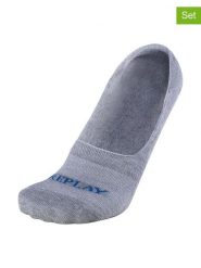 Replay Underwear Skarpety-stopki (3 pary) "Invisible" w kolorze szarym rozmiar: 43-46. Szare skarpetki męskie Replay Underwear, bez wzorów, ze splotem. Za 26.99 zł.