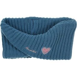 Dwustronny szalik-koło w kolorze niebieskim - 19 x 26 cm. Niebieskie szaliki dziecięce Daniel Hechter, Naf Naf Kids, z bawełny, bez ramiączek. W wyprzedaży za 32.95 zł.