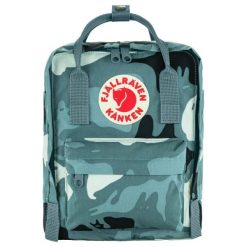 Plecak Fjall Raven Kånken Graphics Mini Dorośli. Niebieskie plecaki damskie Fjällräven, bez wzorów, z bawełny. Za 528.99 zł.