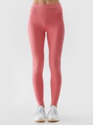 4F Legginsy sportowe w kolorze różowym rozmiar: S. Różowe legginsy damskie 4f, s, bez wzorów, z materiału. Za 43.88 zł.