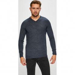 Kensington - Sweter Ronald. Szare swetry męskie Kensington, m, bez wzorów, z dzianiny, bez kołnierzyka. W wyprzedaży za 49.90 zł.