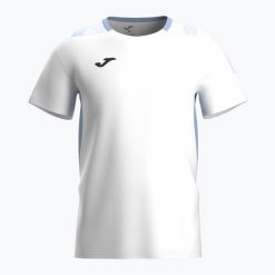 Koszulka tenisowa męska Joma Challenge. Białe t-shirty sportowe męskie Joma, l, z elastanu, bez ramiączek, na fitness i siłownię. Za 159.99 zł.