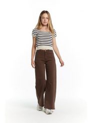 Tamba Dżinsy - Flared fit - w kolorze brązowym rozmiar: 40. Brązowe jeansy damskie Tamba, z podwyższonym stanem. Za 161.73 zł.