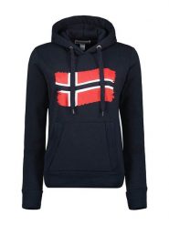 Geographical Norway Bluza "Florence" w kolorze granatowym rozmiar: L. Niebieskie bluzy z kapturem damskie Geographical Norway, l. Za 124.95 zł.