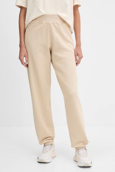 GUESS Beżowe damskie spodnie dresowe Primula, Rozmiar XS. Brązowe spodnie dresowe damskie Guess, s, z aplikacjami, z dresówki. W wyprzedaży za 239.99 zł.