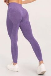 Legginsy fitness damskie Gym Glamour seamless. Fioletowe legginsy damskie GYM GLAMOUR, l, bez wzorów, z materiału. Za 169.99 zł.