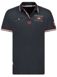 Geographical Norway Koszulka polo "Konbustyble" w kolorze czarnym rozmiar: S. Czarne koszulki polo męskie Geographical Norway, s, bez wzorów, z bawełny, bez ramiączek. Za 70.24 zł.
