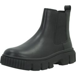 TIMBERLAND GREY MID CHELSEA BOOT Czarny. Czarne obuwie trekkingowe damskie Timberland. Za 547.99 zł.