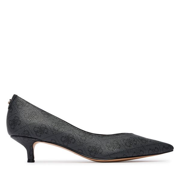Czółenka Guess. Szare czółenka damskie Guess, z aplikacjami, bez obcasa. Za 584.99 zł.