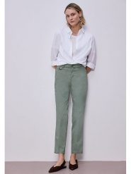 Street One Spodnie chino w kolorze miętowym rozmiar: W34/L28. Zielone spodnie materiałowe damskie Street One, bez wzorów, street. Za 149.66 zł.