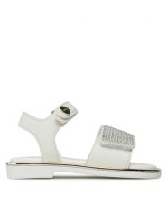 Liu Jo Sandały Mini Sally 521 4A3003 EX097 Biały. Białe sandały dziewczęce Liu Jo, ze skóry, bez zapięcia. Za 549.99 zł.