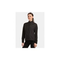 Damska kurtka do biegania Kilpi TIRANO-W. Czarne kurtki do biegania damskie Kilpi, bez wzorów, bez kaptura. Za 473.69 zł.