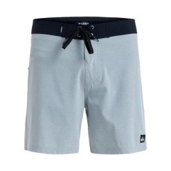 Spodenki boardshort dla Mężczyzn SURFSILK KAIMANA 16". Szare szorty męskie Quiksilver, bez wzorów, z elastanu. Za 229.99 zł.