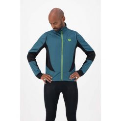 Kurtka rowerowa męska Rogelli Brave, softshell. Czarne kurtki męskie Rogelli, m, bez wzorów, z softshellu, bez kaptura. Za 231.00 zł.