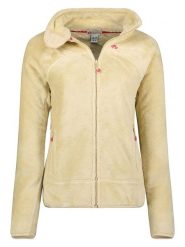 Canadian Peak Kurtka polarowa "Udilas" w kolorze beżowym rozmiar: M. Brązowe kurtki damskie Canadian Peak, m, bez wzorów, z materiału, bez kaptura. Za 95.92 zł.