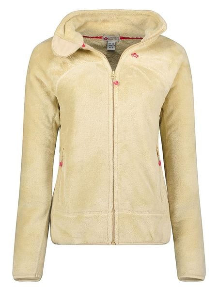 Canadian Peak Kurtka polarowa "Udilas" w kolorze beżowym rozmiar: M. Brązowe kurtki damskie Canadian Peak, m, bez wzorów, z materiału, bez kaptura. Za 104.64 zł.