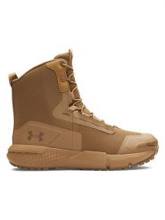 Under Armour Botki trekkingowe "Charged Valsetz" w kolorze jasnobrązowym rozmiar: 46. Brązowe buty zimowe męskie Under Armour, z materiału, bez zapięcia. Za 399.99 zł.