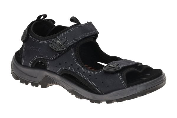 Buty do chodzenia męskie Ecco Offroad. Niebieskie buty trekkingowe męskie ECCO, na lato, z materiału, bez zapięcia, trekkingowe. Za 746.00 zł.