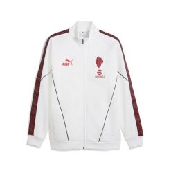 Męska kurtka AC Milan KING Anthem PUMA. Białe kurtki treningowe męskie Puma, m, bez wzorów, do piłki nożnej. Za 389.00 zł.