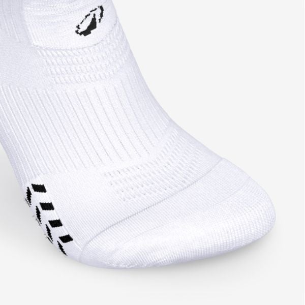 Skarpety piłkarskie podwyższone Kipsta Viralto II MiD antypoślizgowe. Białe skarpetki damskie KIPSTA, bez wzorów, z dzianiny. Za 39.99 zł.