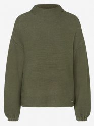 More & More Sweter w kolorze khaki rozmiar: 44. Brązowe golfy damskie MORE & MORE, bez wzorów, bez ramiączek. Za 87.81 zł.