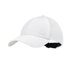 Czapka z daszkiem baseballowa Summit. Białe czapki z daszkiem damskie Buff, bez wzorów, z elastanu. Za 130.99 zł.