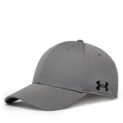Czapka z daszkiem Under Armour. Szare czapki męskie Under Armour, bez wzorów. Za 99.99 zł.