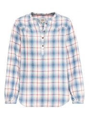 Camel Active Bluzka w kolorze błękitno-białym rozmiar: XL. Niebieskie bluzki damskie Camel Active, xl, bez wzorów, bez kołnierzyka, bez ramiączek. Za 170.47 zł.