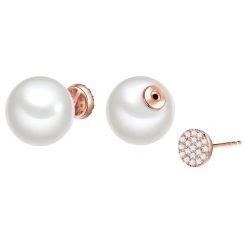 Lulu & Jane Kolczyki Mosiadz Różowy złoty 1 ct Damski. Czerwone kolczyki damskie Lulu & Jane, z cyrkonią, pozłacane, na sztyftcie. Za 119.99 zł.